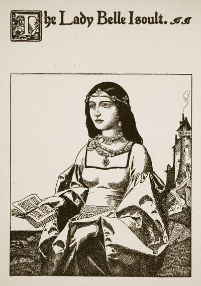 De Dame Belle Isoult, illustratie uit 